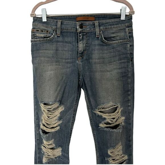Joe's The Markie Crop Collector's Edition Women's Size 29 Distressed Light Wash - Picture 2 of 16